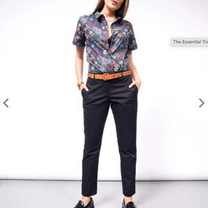Wildfang Black Ankle Cropped Jumpsuit